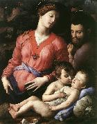 BRONZINO, Agnolo Holy Family  g Spain oil painting reproduction